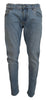 Dolce & Gabbana Elegant Slim Fit Light Blue Denim Pants