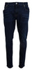 Dolce & Gabbana Elegant Slim Fit Dark Blue Denim Jeans