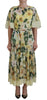 Dolce & Gabbana Elegant Silk Floral Maxi Dress