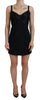 Dolce & Gabbana Elegant Black Sheath A-Line Mini Dress