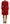Dolce & Gabbana Elegant Red Silk A-Line Knee Length Dress