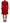 Dolce & Gabbana Elegant Red Silk A-Line Knee Length Dress