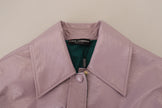 Dolce & Gabbana Chic Purple Cropped Jacket - A Style Statement