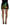 Dolce & Gabbana High Waist Hot Pants Shorts in Black Leaves Print