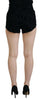 Dolce & Gabbana Elegant High Waist Denim Hot Pants Shorts
