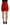 Dolce & Gabbana Metallic Red High Waist Mini Skirt