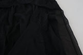 Dolce & Gabbana Elegant High-Waist Midi Silk-Blend Skirt