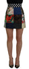 Dolce & Gabbana Chic Multicolor Patchwork Mini Skirt