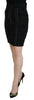 Dolce & Gabbana Elegant Black High-Waist Silk-Lined Skirt