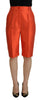 Dolce & Gabbana Elegant Silk High-Waist Cropped Pants