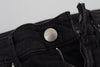 Acht Chic Black Low Waist Straight Leg Jeans