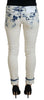 Acht Chic Low Waist Tattered Skinny Jeans