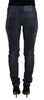 Acht Chic Gray Low Waist Skinny Jeans