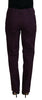 BENCIVENGA Elegant Tapered Purple Cotton Pants