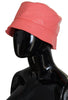 Dolce & Gabbana Elegant Peach Bucket Hat - Summer Chic Essential