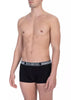 Bikkembergs Black Cotton Men Underwear Trunk Twin Pack