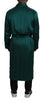 Dolce & Gabbana Elegant Silk Robe in Lush Green