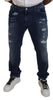Dolce & Gabbana Elegant Skinny Blue Jeans