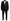 Dolce & Gabbana Elegant Black Virgin Wool Martini Suit