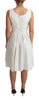 Dolce & Gabbana Elegant Sleeveless A-Line Polka Dotted Dress