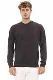 Alpha Studio Brown Cashmere Men's Sweater