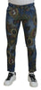 Dolce & Gabbana Elegant Slim-Fit Printed Denim Jeans