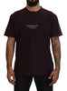 Dolce & Gabbana Elegant Bordeaux Crewneck Tee
