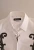 Dolce & Gabbana Italian Designer Slim Fit Tuxedo Shirt
