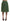 Dolce & Gabbana Enchanting Metallic Green Pleated A-Line Skirt