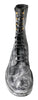 Dolce & Gabbana Chic Black Lace-Up Boots with Gray White Fade