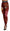 Dolce & Gabbana Floral Red High Waist Leggings