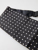 Dolce & Gabbana Elegant Silk Black & White Polka Dot Cummerbund