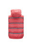 Elegant Red Versace Logo Vest with Detachable Hood