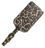 Dolce & Gabbana Elegant Leopard Leather Luggage Tag
