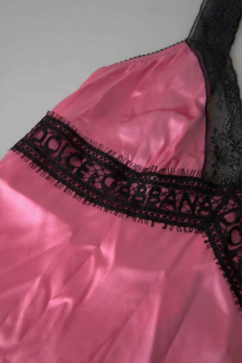 Dolce & Gabbana Silken Charm Pink Camisole