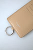 Dolce & Gabbana Elegant Beige Leather Cardholder Wallet
