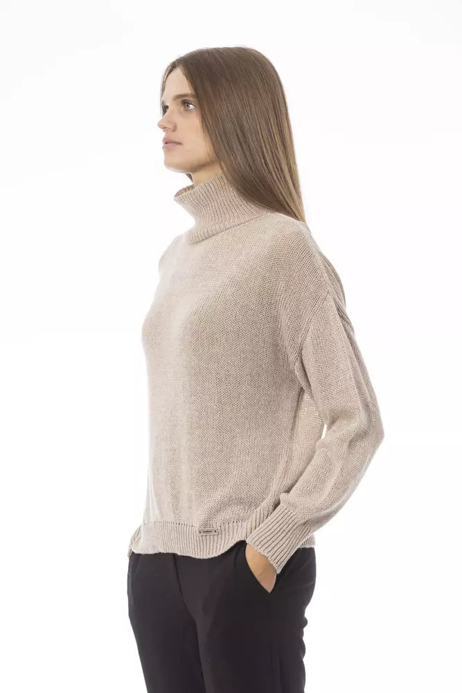 Baldinini Trend Beige Viscose Women Sweater