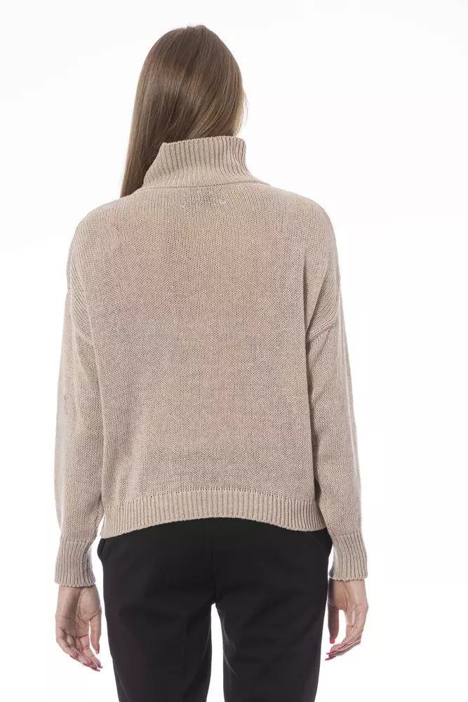 Baldinini Trend Beige Viscose Women Sweater