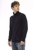 Baldinini Trend Blue Cashmere Men Sweater