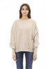 Baldinini Trend Beige Wool Women Sweater