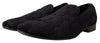 Dolce & Gabbana Exquisite Black Vintage Loafers for Men