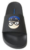 Dolce & Gabbana Elegant Black Leather Slide Sandals