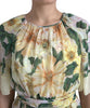 Dolce & Gabbana Elegant Silk Floral Maxi Dress