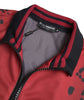 Dolce & Gabbana Red Leopard Print Bomber Jacket