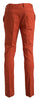 BENCIVENGA Elegant Orange Pure Cotton Pants