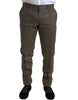 Dolce & Gabbana Elegant Skinny Wool Chino Pants
