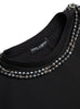 Dolce & Gabbana Embellished Neckline Casual T-Shirt