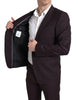 Dolce & Gabbana Maroon Martini Slim Fit 2-Piece Suit