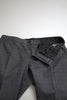 Dolce & Gabbana Elegant Grey Checkered Slim Fit Suit