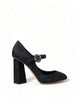 Dolce & Gabbana Chic Black Brocade Mary Janes Pumps